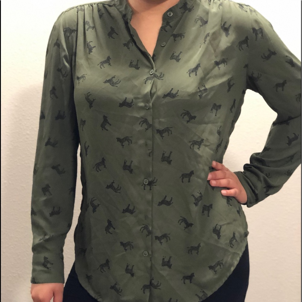 Long sleeve blouse